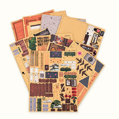 280 pre-numbered wooden pieces